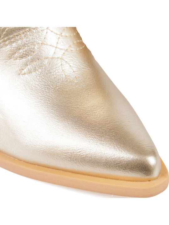 Women's Cowboy Boots Gold