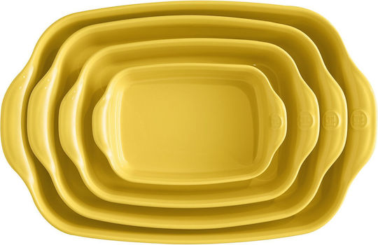 Emile Henry Rectangular Heat-Resistant Cookware Ceramic 42.5x28cm