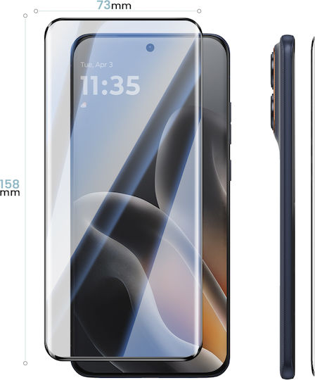 Avizar Screen Protector Motorola Edge 70 Fusion Curved Tempered Glass Transparent