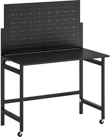 HomCom Работна маса с товароносимост 120 kg B71-088V00BK