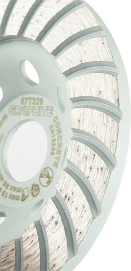 Graphite Diamond Grinding Disc Turbo 115 X 22.2 Mm Dry Use