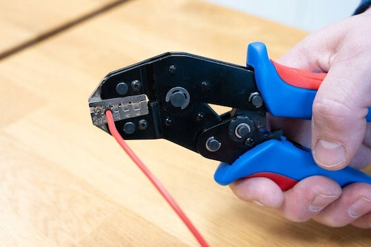 Weicon Crimping Pliers Cross-Section Range 0.25 - 6mm² with Ratchet Mechanism