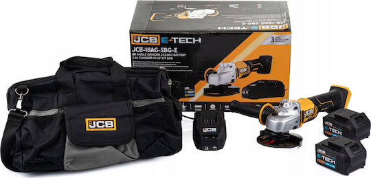 JCB-18AG-5BG-E Battery Angle Grinder 115mm