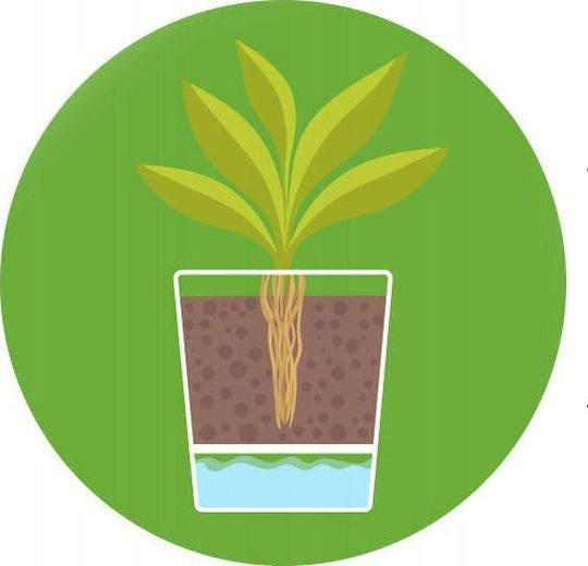 Ibergarden Self-watering Pot Plastic 40x37x51cm.