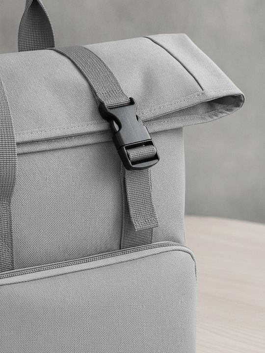 BagBase Twin Handle Roll-Top BG118 Men's Fabric Backpack Graphite Grey 14lt