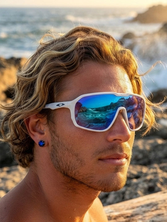 Sharks Bay Clothing Ανδρικά Σκουλαρίκια από Ατσάλι Μπλε