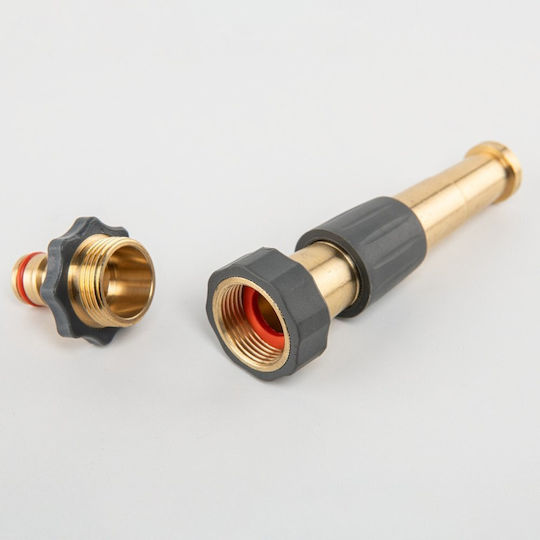Adjustable Brass Nozzle 3/4" Tap Connection Gz 3/4" 12.5cm Brass Soft