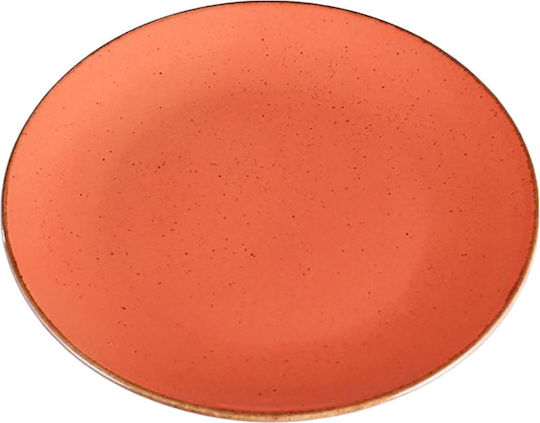 Porland Seasons Shallow Serving Plate Porcelain Orange 24cm