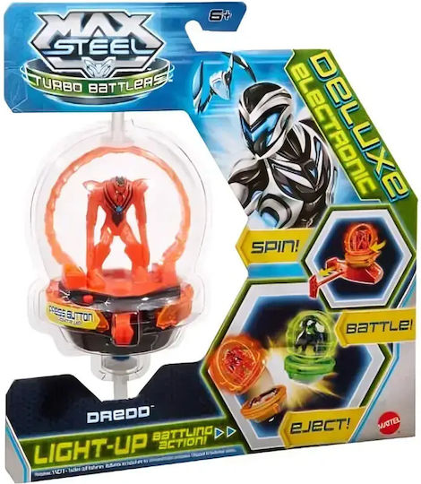 Фигура за действие Turbo Battlers Deluxe Dredd Fighter Set Max Steel със светлина 19см
