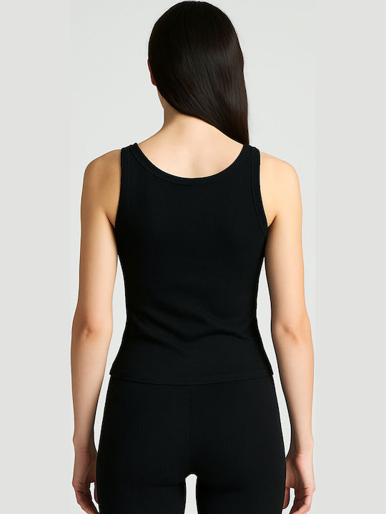 Sleeveless Black Women's Undershirt