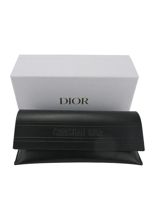 Dior Burgundy Sunglasses with Horn-Rimmed Frame Dior Burgundy Sunglasses with Horn-Rimmed Frame