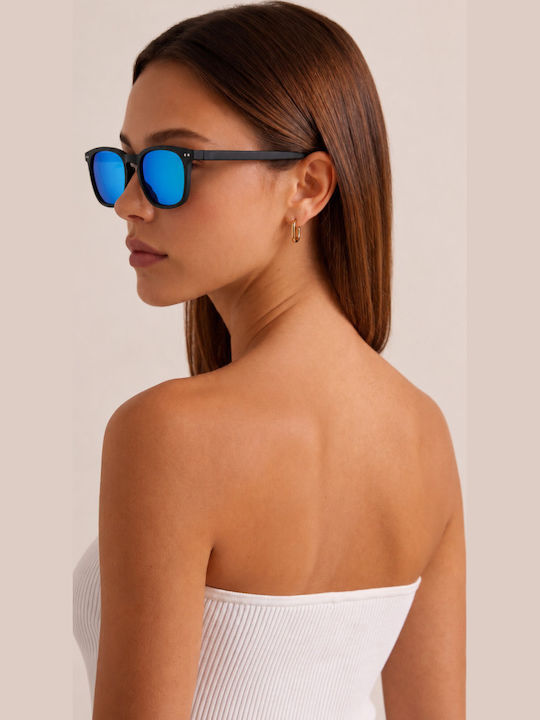 Luigi Men's Sunglasses With Light Blue Frame And Light Blue Lens 4862330
