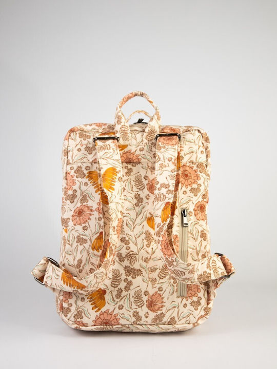 Leather Women's Backpack Multicolour