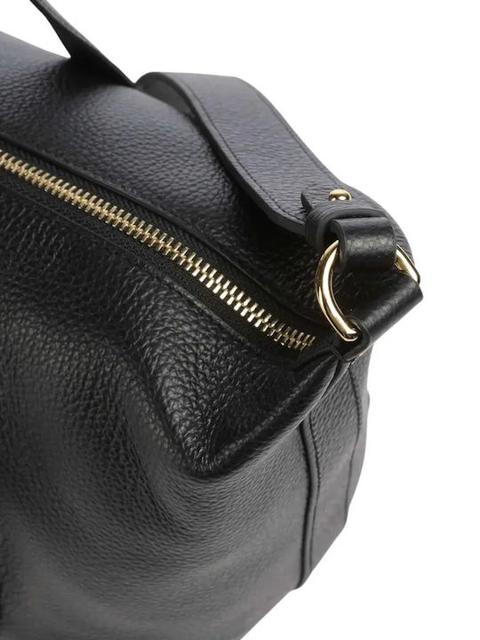 Leder Damen Berufstasche Schwarz