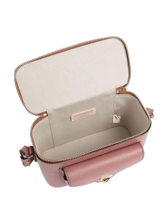 Leather Women's Shoulder Bag Pink