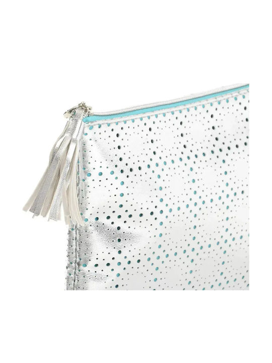 Sanddollar Γυναικείο Clutch Ασημί