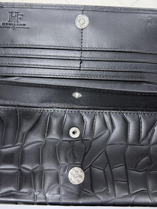 Leder Herrenbrieftasche Schwarz