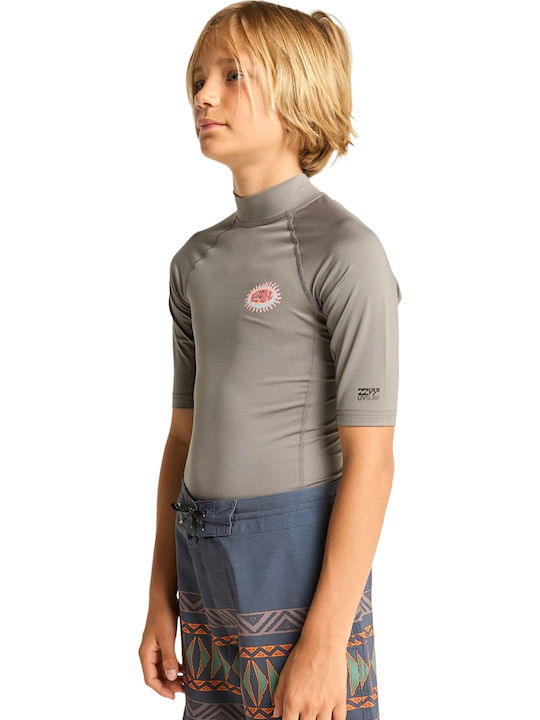 Billabong Παιδικό Μαγιό Μπλούζα Pewter