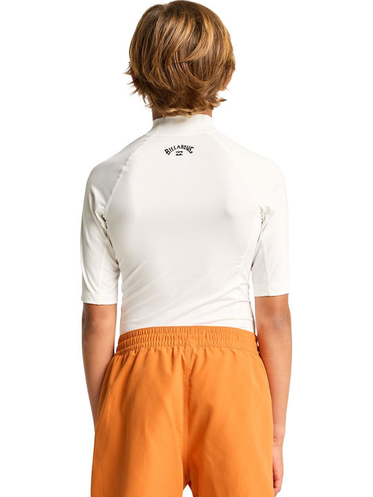 Billabong Kids Swimwear Rashguard Wht/White