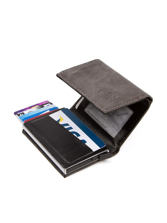 Large Leather Women's Wallet with RFID Black
