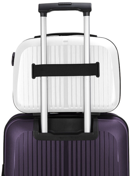 Gabol 123912 Eco Leichtes Kosmetiktasche Reisehülle – Weißer Organizer Beauty Case & Sicheres Weiß