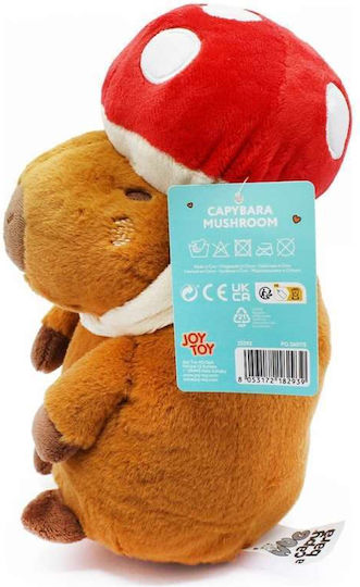Joy-Toy Plush Capybara Mushroom