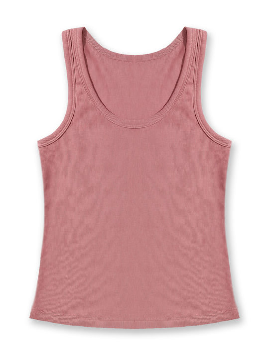 Sleeveless Pink Women's Undershirt
