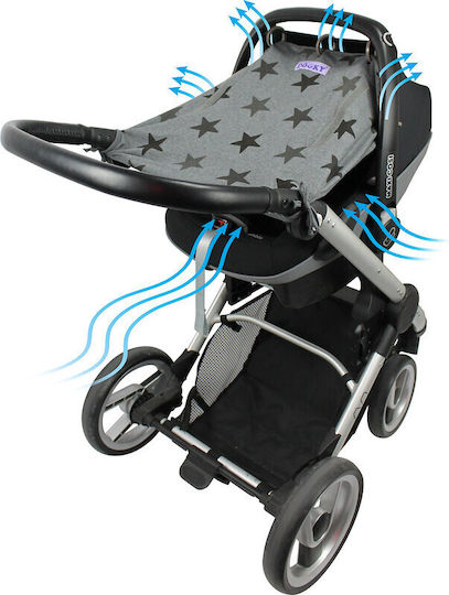 Dooky Sonnenschirm Kinderwagen Grau