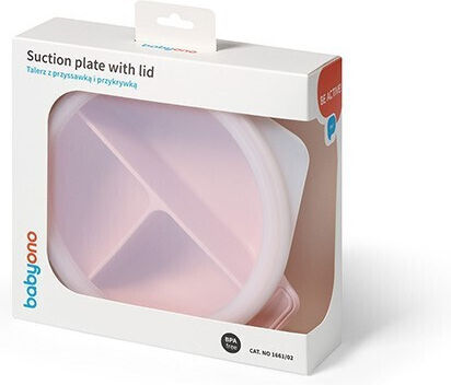 Babyono Children's Silicone Food Plate Blue