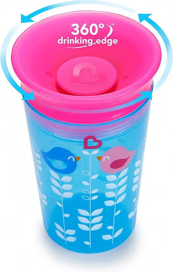 Munchkin Παιδικό Ποτηράκι από Πλαστικό Μπλε 266ml για 12m+