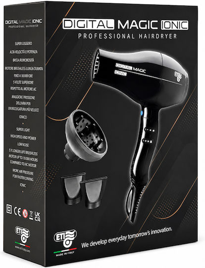Eti Ionic Professional Hair Dryer with Diffuser 2400W