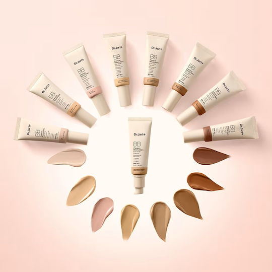 Dr. Jart+ Premium Beauty BB Light Medium Face Day Balm with SPF50 for Moisturizing and Brightening with Niacinamide 40ml
