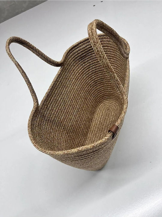 Wicker Multicolour Beach Bag