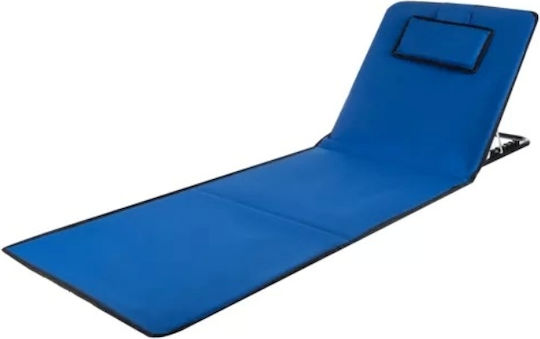 Strandmatte Verstellbare Unterstützung 50x50cm Blau