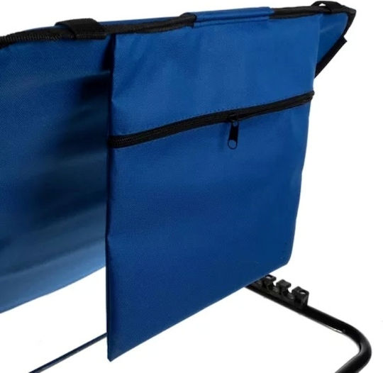 Strandmatte Verstellbare Unterstützung 50x50cm Blau