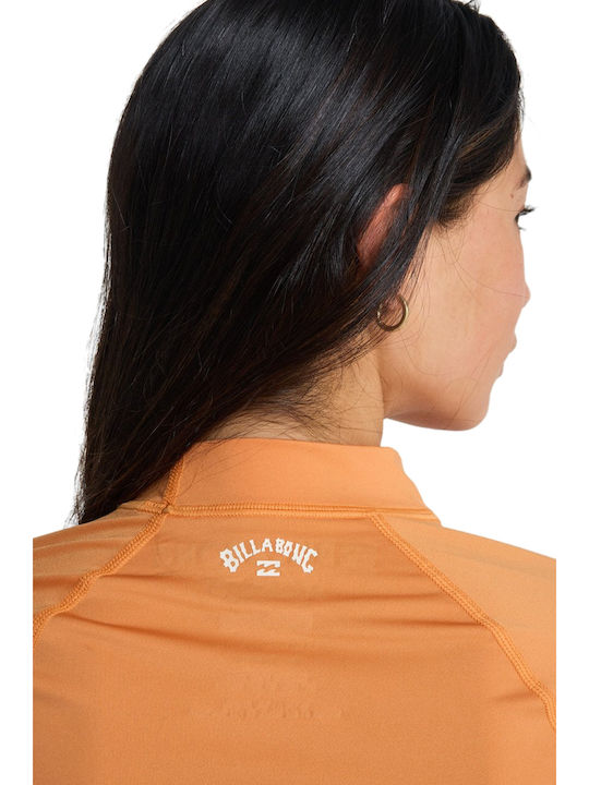 Billabong Surf UPF 50 Women's Long Sleeve Sun Protection Shirt Orange