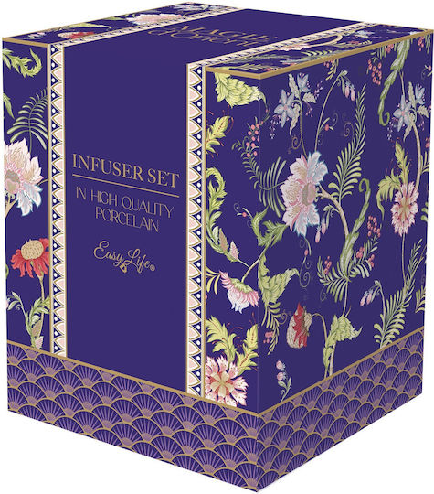 Easylife Magie D'orient Purple Κούπα από Πορσελάνη με Καπάκι Μωβ 350ml (Προσωποποιημένο) Easylife Magie D'orient Purple Κούπα από Πορσελάνη με Καπάκι Μωβ 350ml (Προσωποποιημένο)