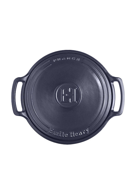 Emile Henry Sublime Shallow Cast Iron Pot 4lt