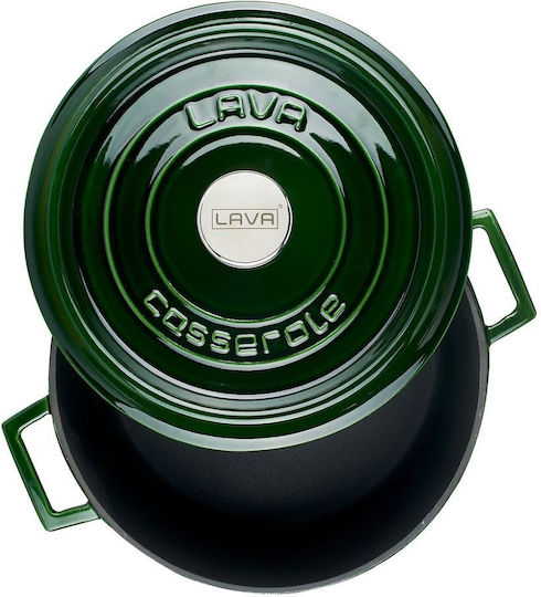 Lava Premium Majolica Дълбока Тенджера от Чугун 28cm