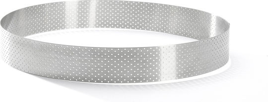 Perforated Tart Ring Stainless Steel 24.5 Cm De Buyer