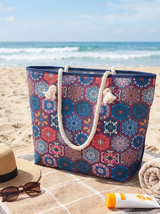 Enpapa Stoff Strandtasche Mehrfarbige