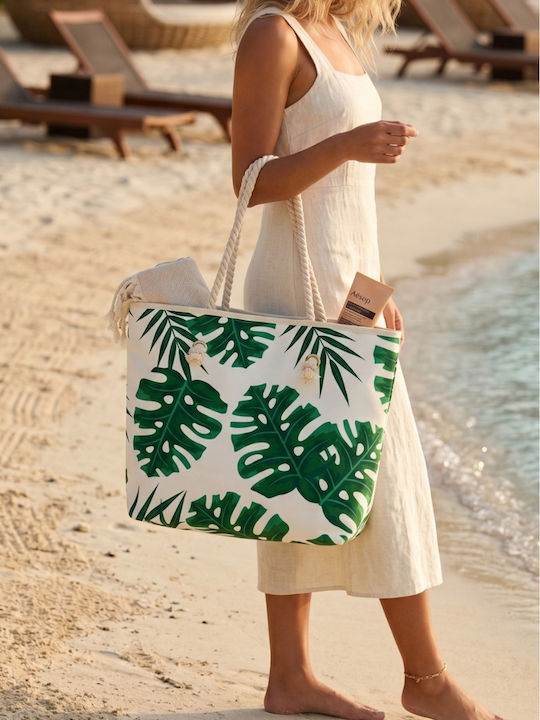 Fabric Multicolour Beach Bag