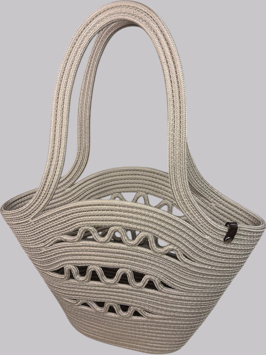 Wicker Multicolour Beach Bag