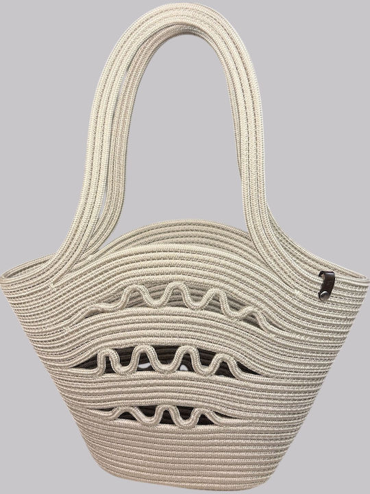 Wicker Multicolour Beach Bag