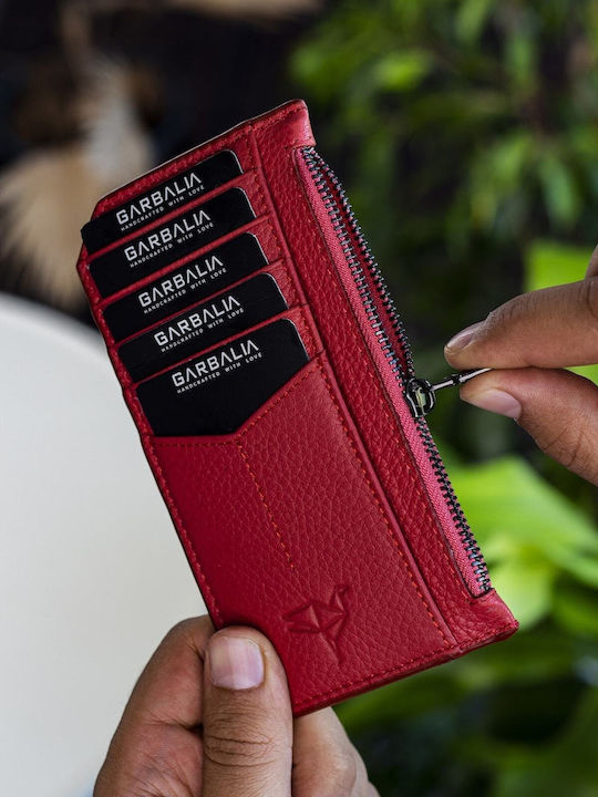 Leather Men's Wallet Pink