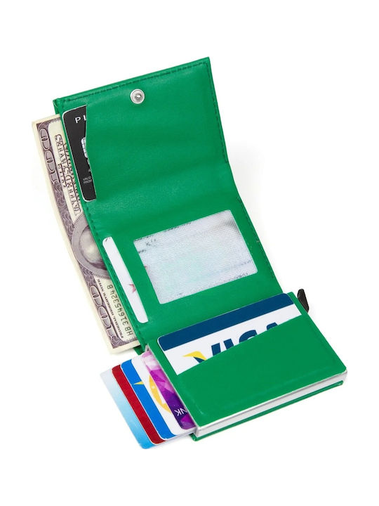 Ανδρικό Πορτοφόλι με RFID Πράσινο