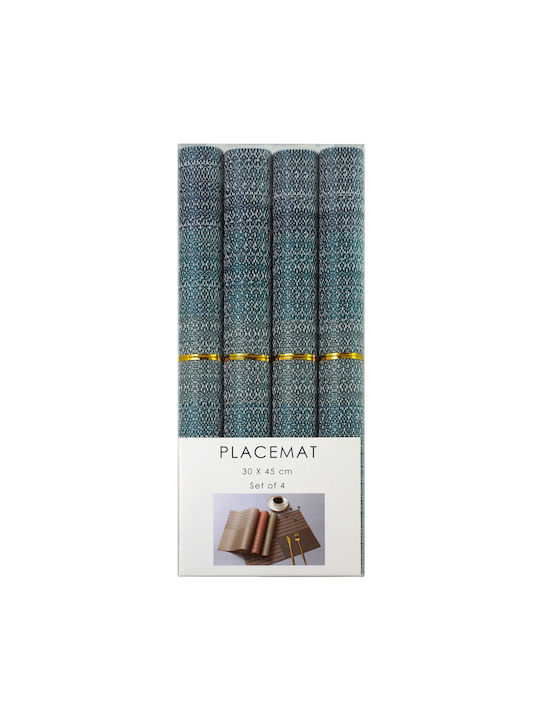 Tischsets Blau 45x30cm 4 Stück