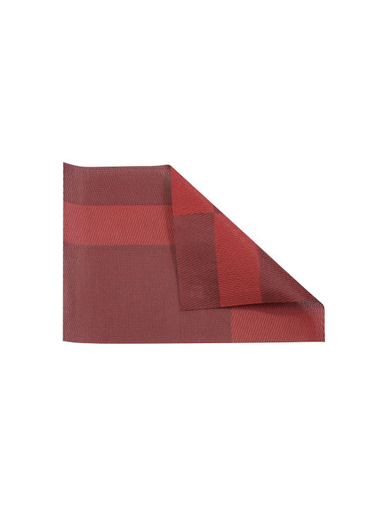 Seturi De Masă Din Plastic 45x30cm D3Burgundy 4 Bucăți