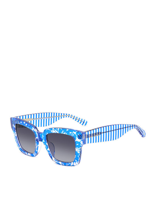 Kate Spade Blue Sunglasses With Horn-Rimmed Frame Kate Spade Blue Sunglasses With Horn-Rimmed Frame