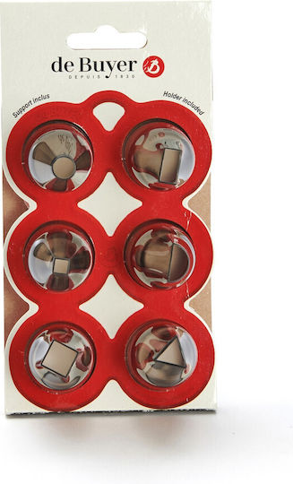 De Buyer Geometric Мъх за Корнето на сладкарницата 6 бр. 3011244150052